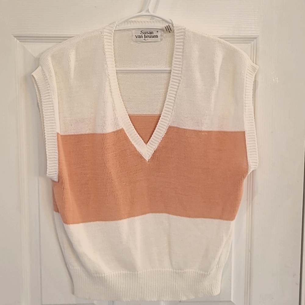 Susan Van Heusen two-tone vest